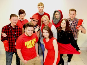 D&G staff support BHF's Wear it, beat it campaign