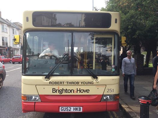 Brighton bus named in honour of late Primal Scream founder Robert ‘Throb’ Young