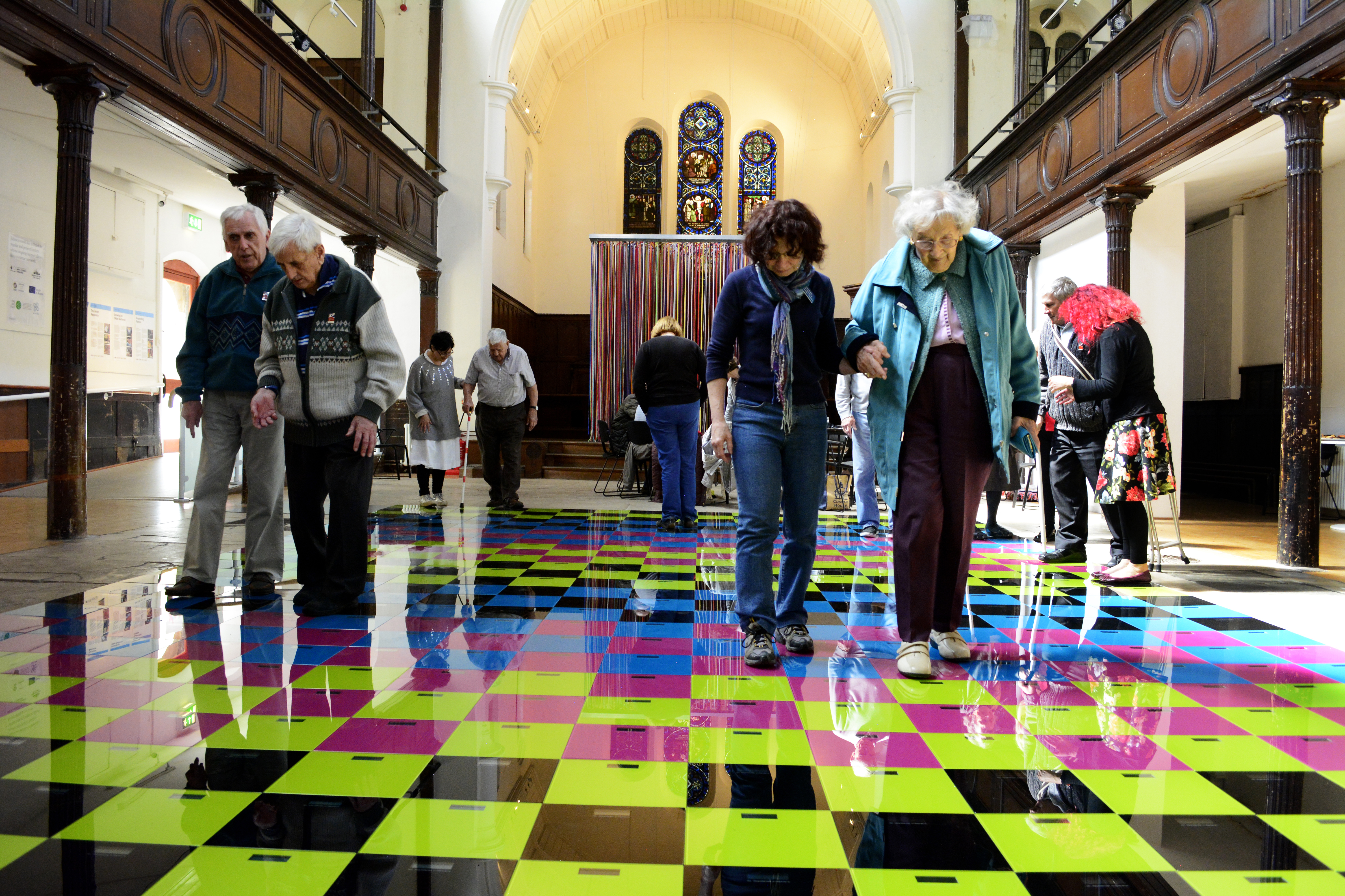 Scales featured in Fabrica art installation given to sheltered housing tenants
