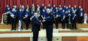 Hangleton Band receives £250 from Sussex Police