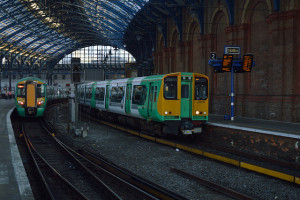 A Southern train at Brighton station. Picture by Phil Richards on Flickr