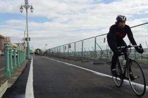 Brighton seafront cycle lane open again