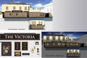 An artist's impression of the Victoria's makeover