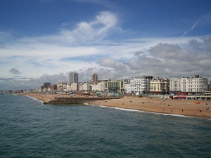 Brighton seafront. Picture taken from Wikimedia Commons.