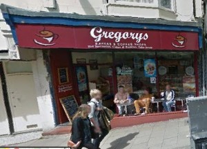 Gregory's cafe. Image taken from Google Streetview