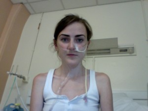 Amanda Chalmers before her transplant