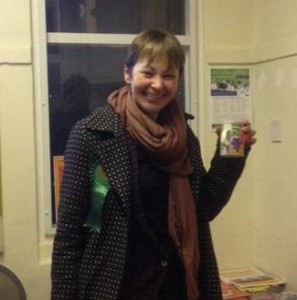 Caroline Lucas at Hanover CC