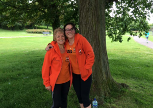 Karen Weller and Sharon Fenton of the Hove Hornets Running Club have been competing in the Hove Park Run since its inauguration in 2008