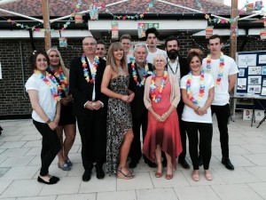 PACA sixth formers and some of those who helped them organise the Hove Business Awards 2015