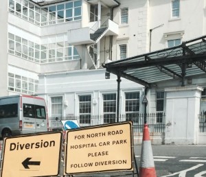 Royal Sussex road diversion