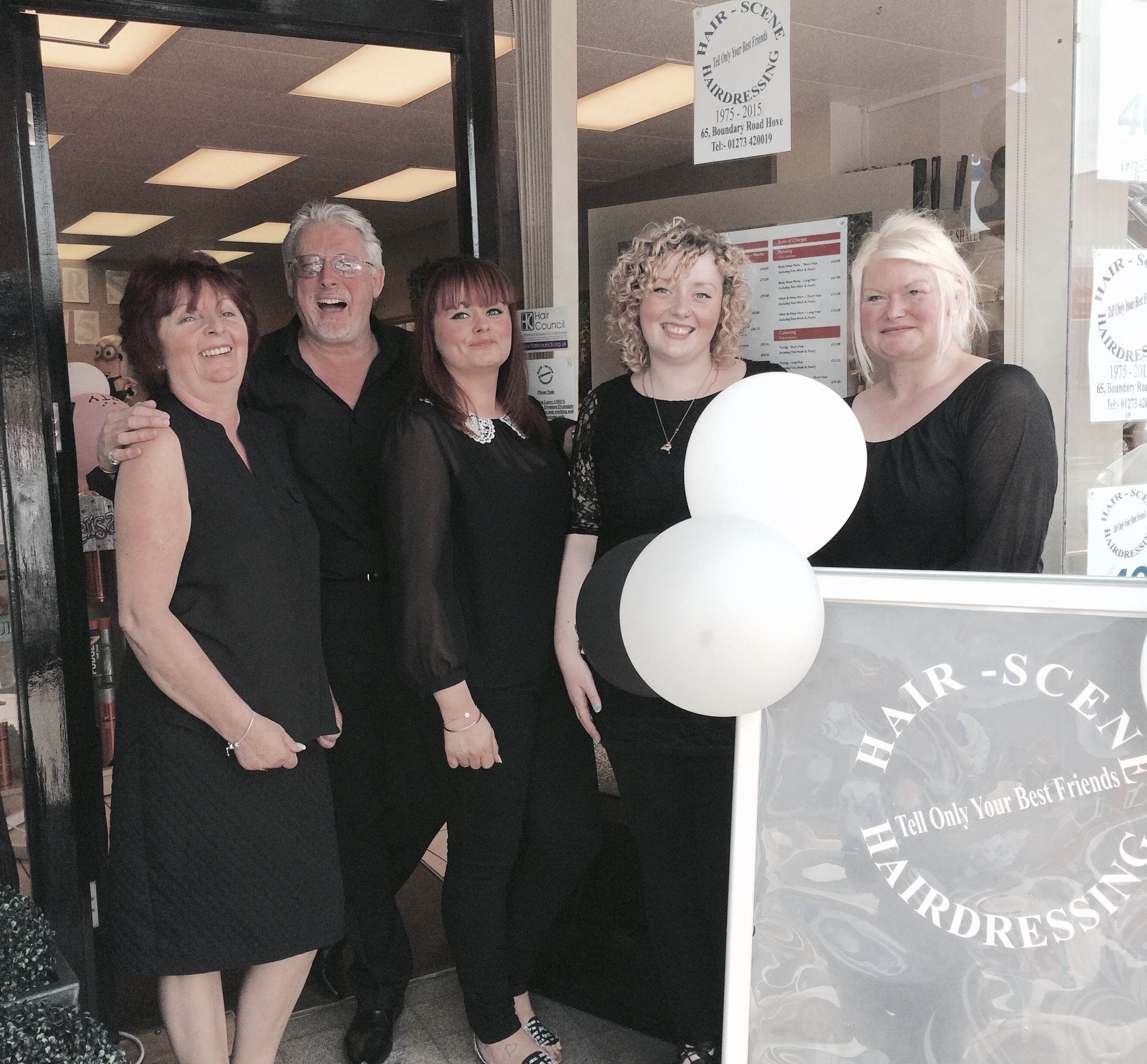 Hove hairdresser celebrates 40 years in style