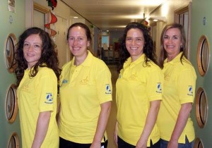 The Active LightWorks reiki therapy team whose work at the Royal Alexandra Children's Hospital in Brighton is funded by the Rockinghorse children's charity