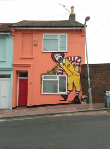 Ronald McDonald mural