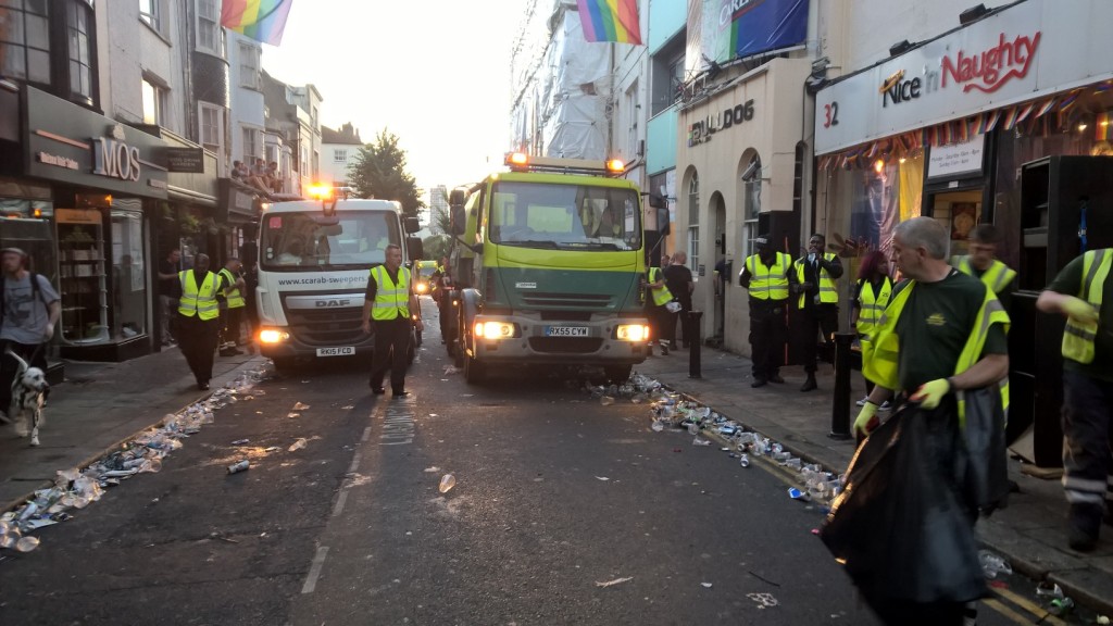 120 tonnes of Pride rubbish cleared from Brighton’s streets Brighton