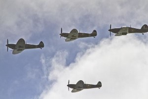 Spitfire flypast