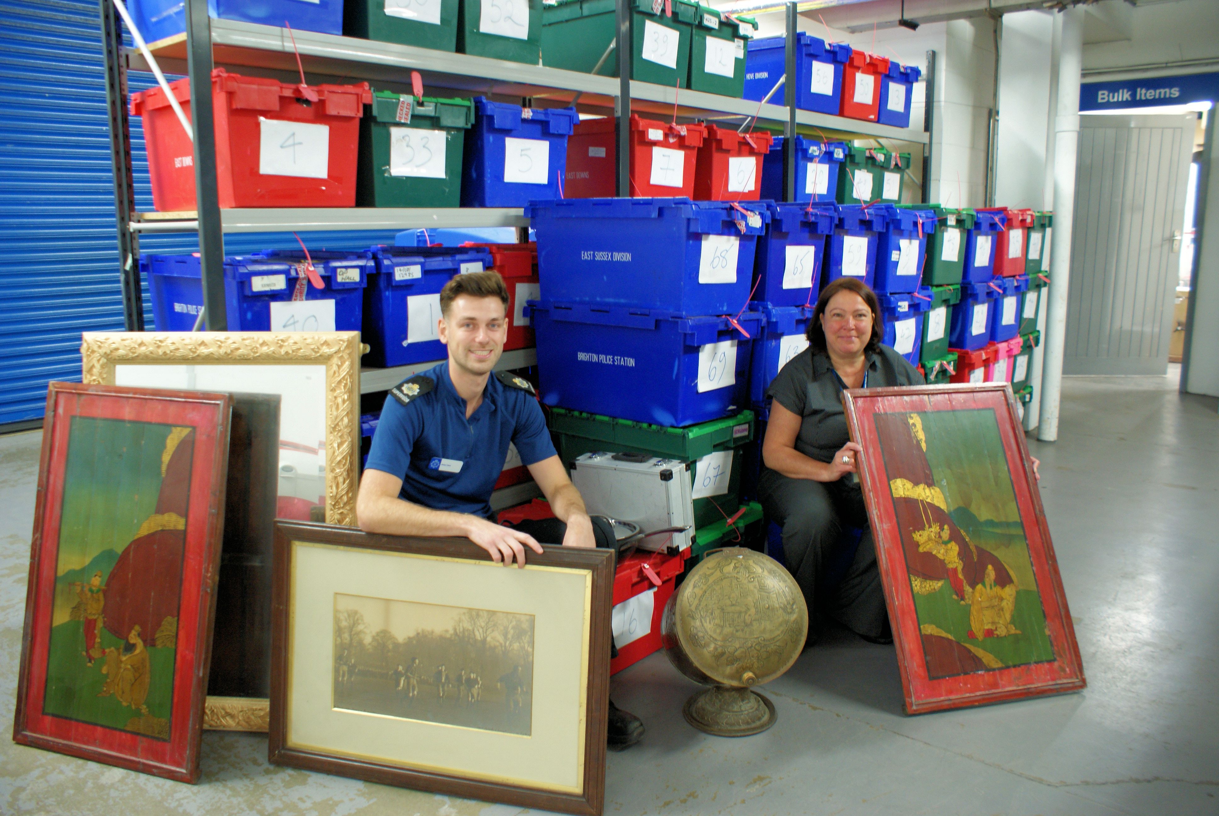 Police auction coal scuttles, boot scrapers and door knobs on new eBay auction site