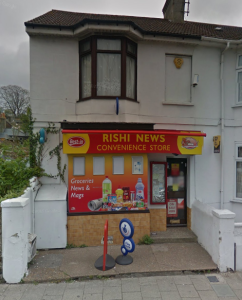 Rishi News. Image from Google Streetview