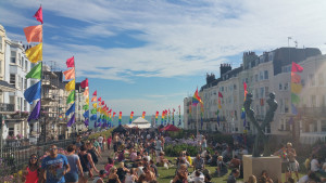 Brighton Pride on the New Steine by Paul Simpson from Flickr