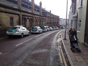 Brighton Station cabs queue in Terminus Road