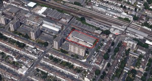 The site of the proposed £80m Hove Gardens scheme