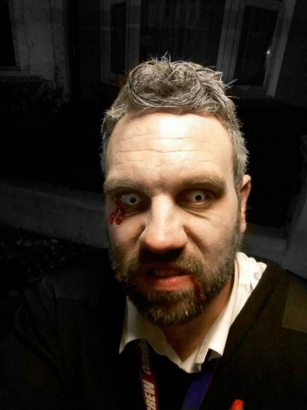 Bus drivers get into Hallowe’en spirit to raise money for sick boy