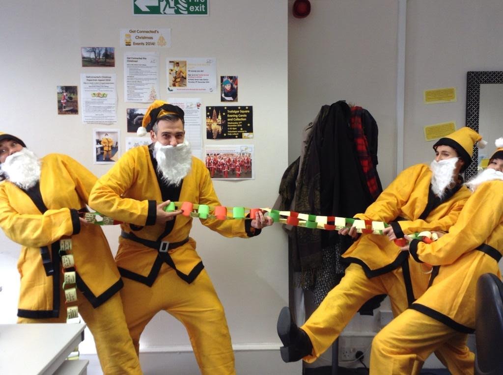 Brighton call centre staff make charity paperchain as long as the Shard is tall