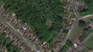 Bevendean Community Garden aerial shot