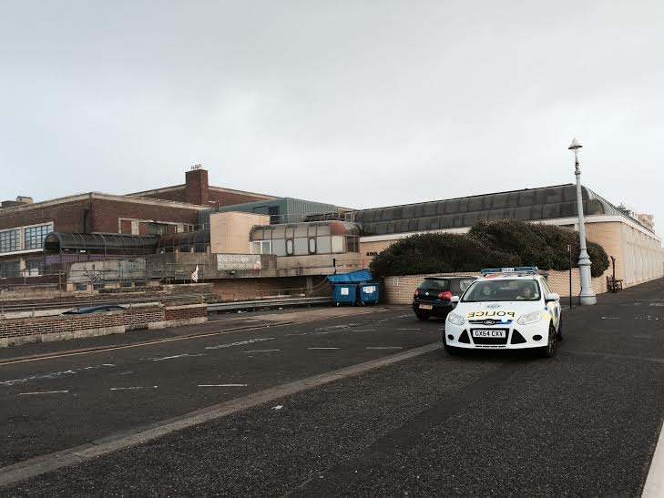 Storm Imogen blows roof loose on King Alfred in Hove