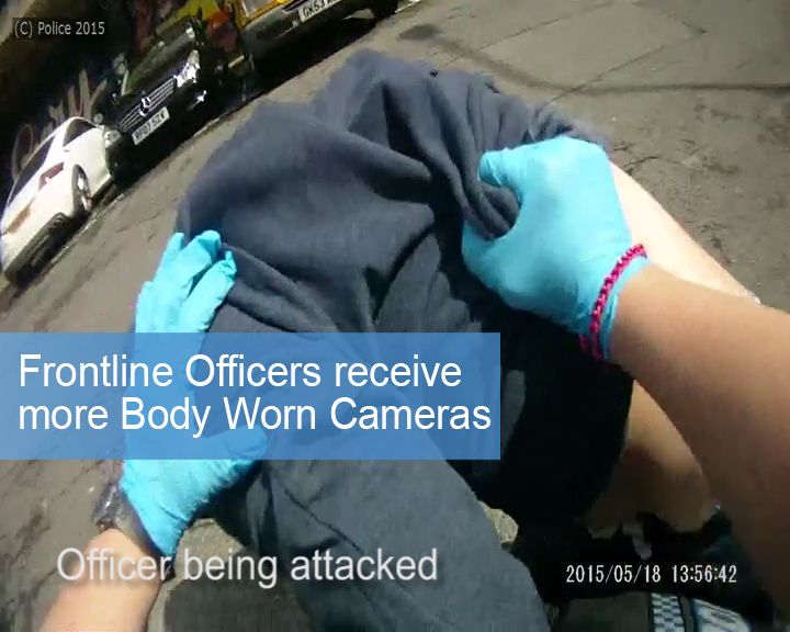 Caught on new police body camera – Brighton officer assaulted