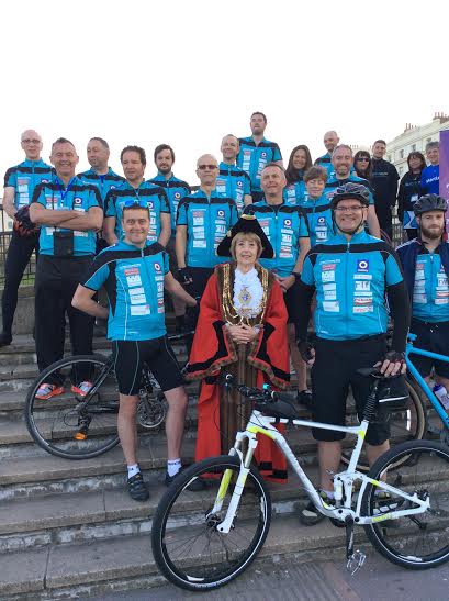 From the i360 to the Eiffel Tower – Mayor’s Charity Bike Ride gets under way