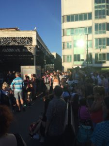 Brighton Station crowds last month by Dan Ryan on Twitter