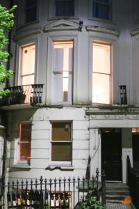 The collapsed balcony in Montpelier Road. Picture by Eddie Mitchell