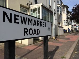 Newmarket Road sign