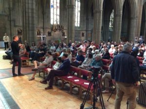 More than 100 passengers turned out for a public meeting chaired by Hove MP Peter Kyle at All Saints Church in Hove where Southern executives talked about the company's current poor performance