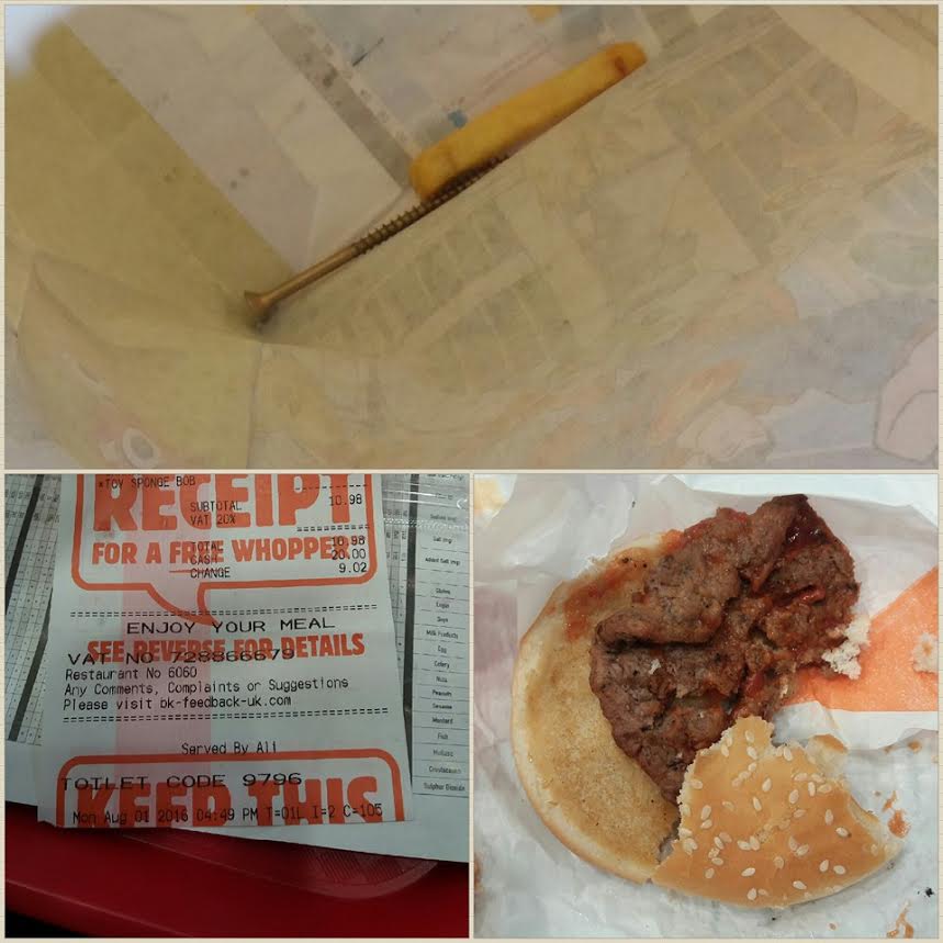 Mother finds metal screw with daughter’s fries in Brighton burger restaurant