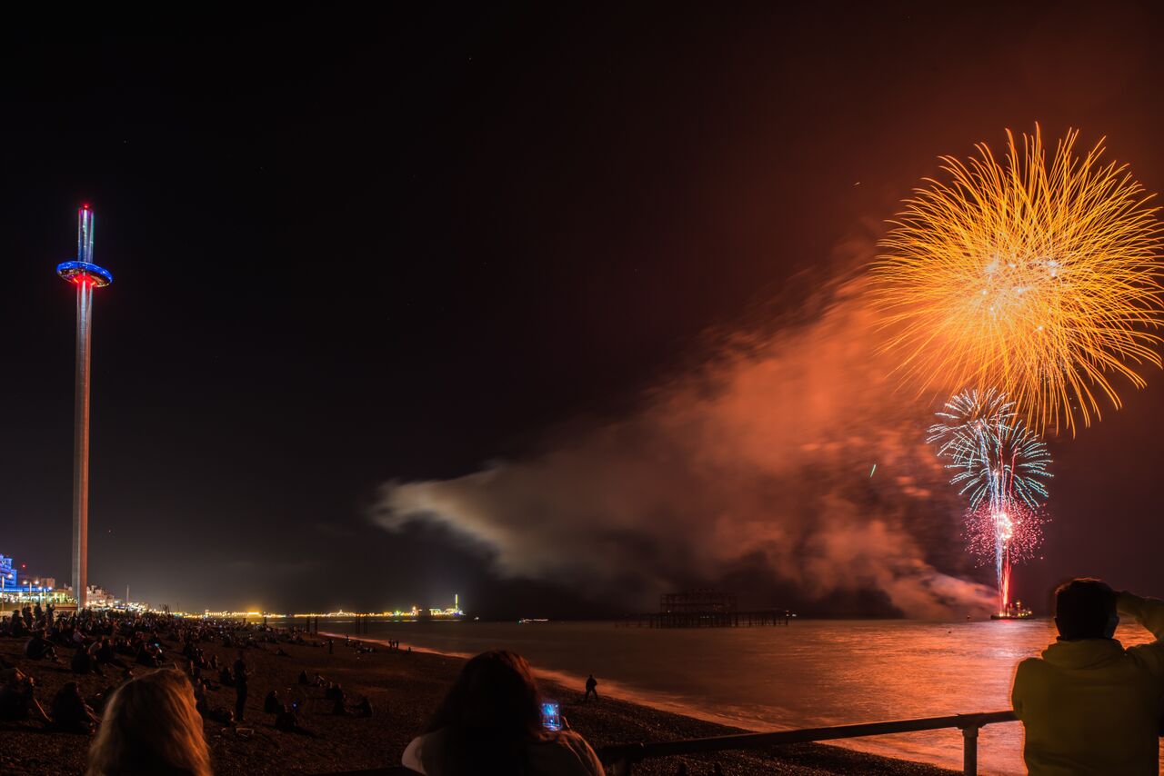 i360 holds fireworks to celebrate launch
