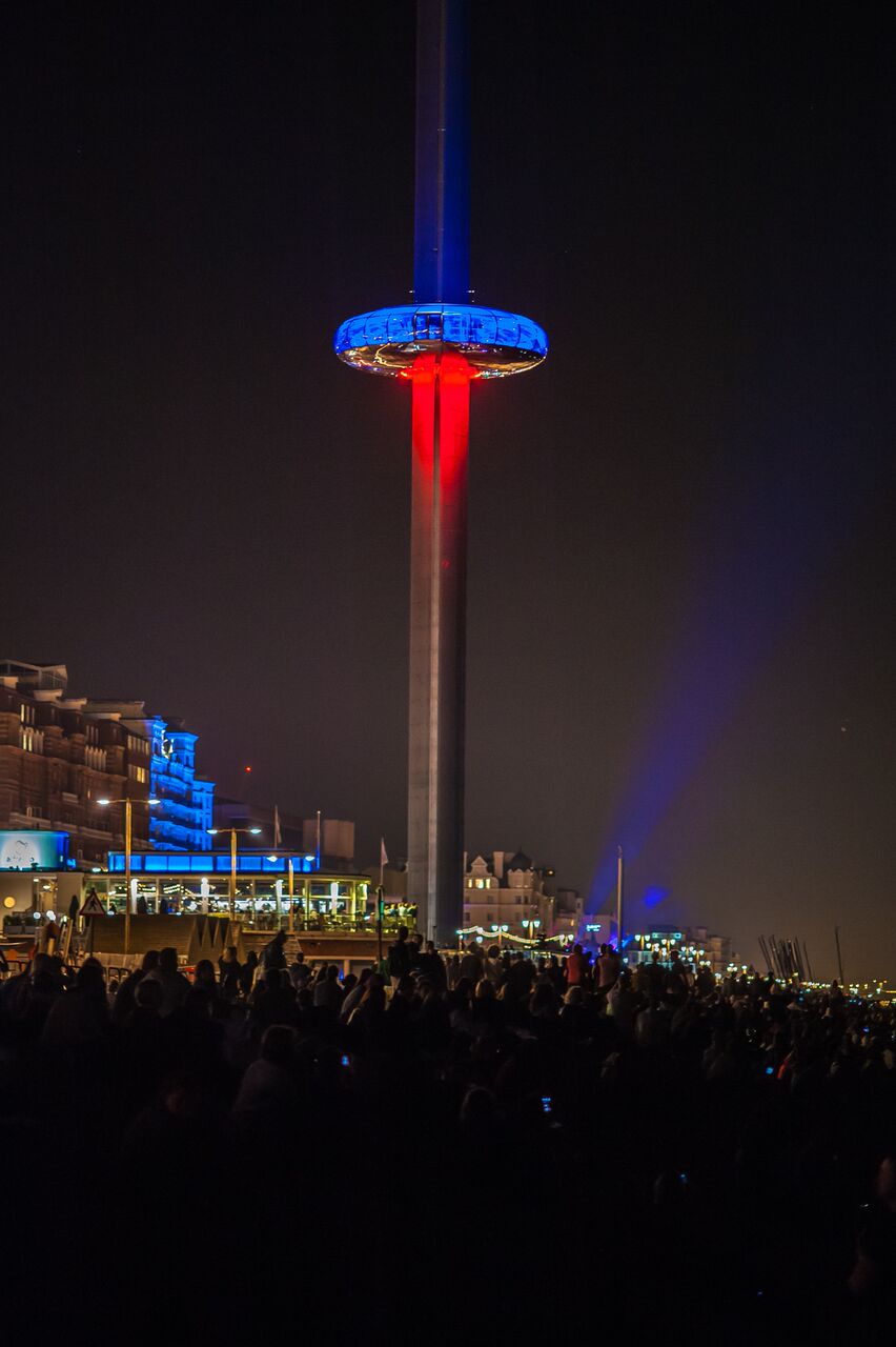 i360 holds fireworks to celebrate launch Brighton and Hove News