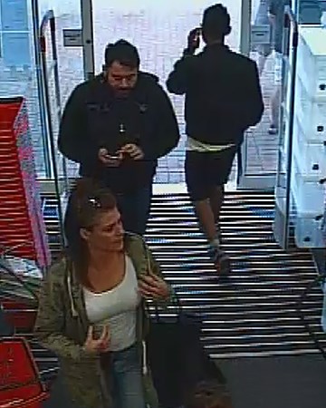 Couple caught on camera stealing laptop from Hove shop