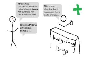 katie-kirby-blog-hurrah-for-gin-chickenpox-cartoon