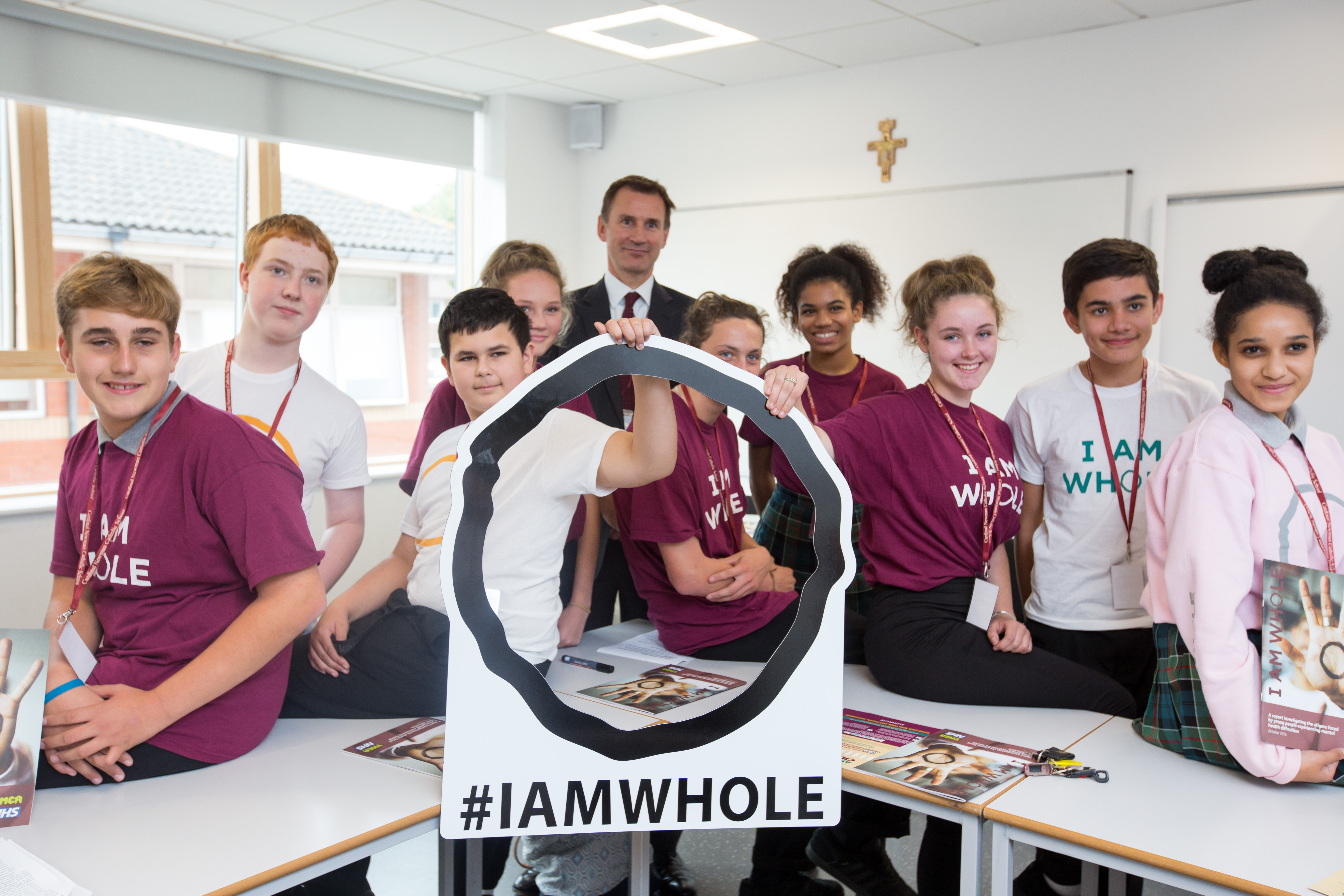 Cabinet minister visits Hove school to hear about mental health campaign