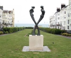 The AIDS Memorial in New Steine, Brighton, by Romany Mark Bruce