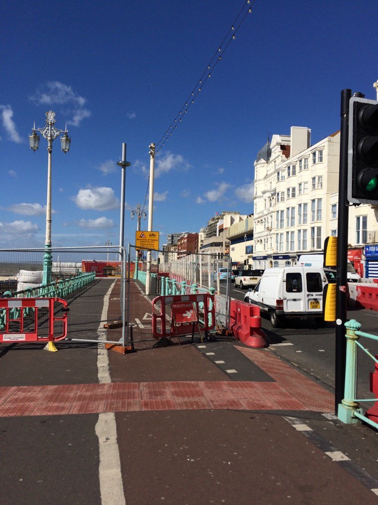 Seafront path to remain closed for days because of ‘very unstable’ ground