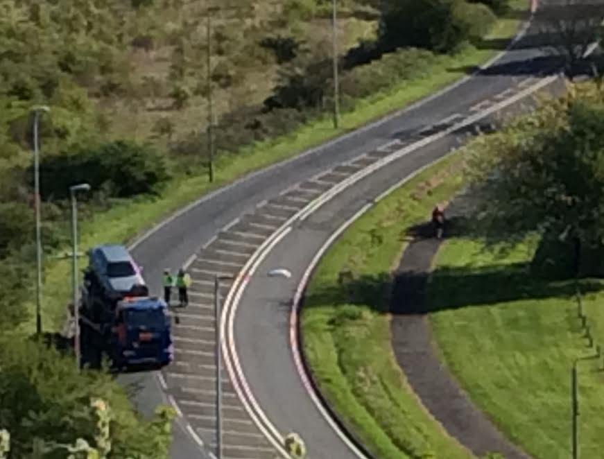 Main road out of Hove reopens after rush-hour crash