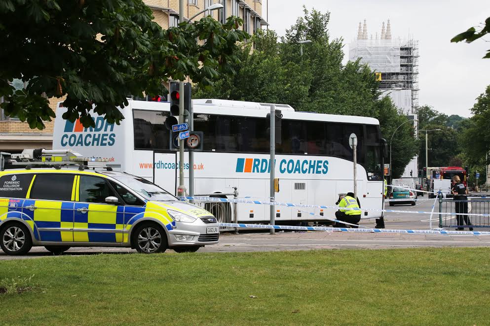 Brighton coach crash driver questioned as girl, 6, is treated in hospital
