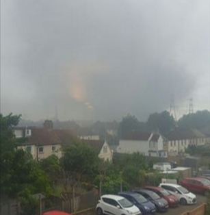 Blazing school fire cloaks south Portslade in smoke