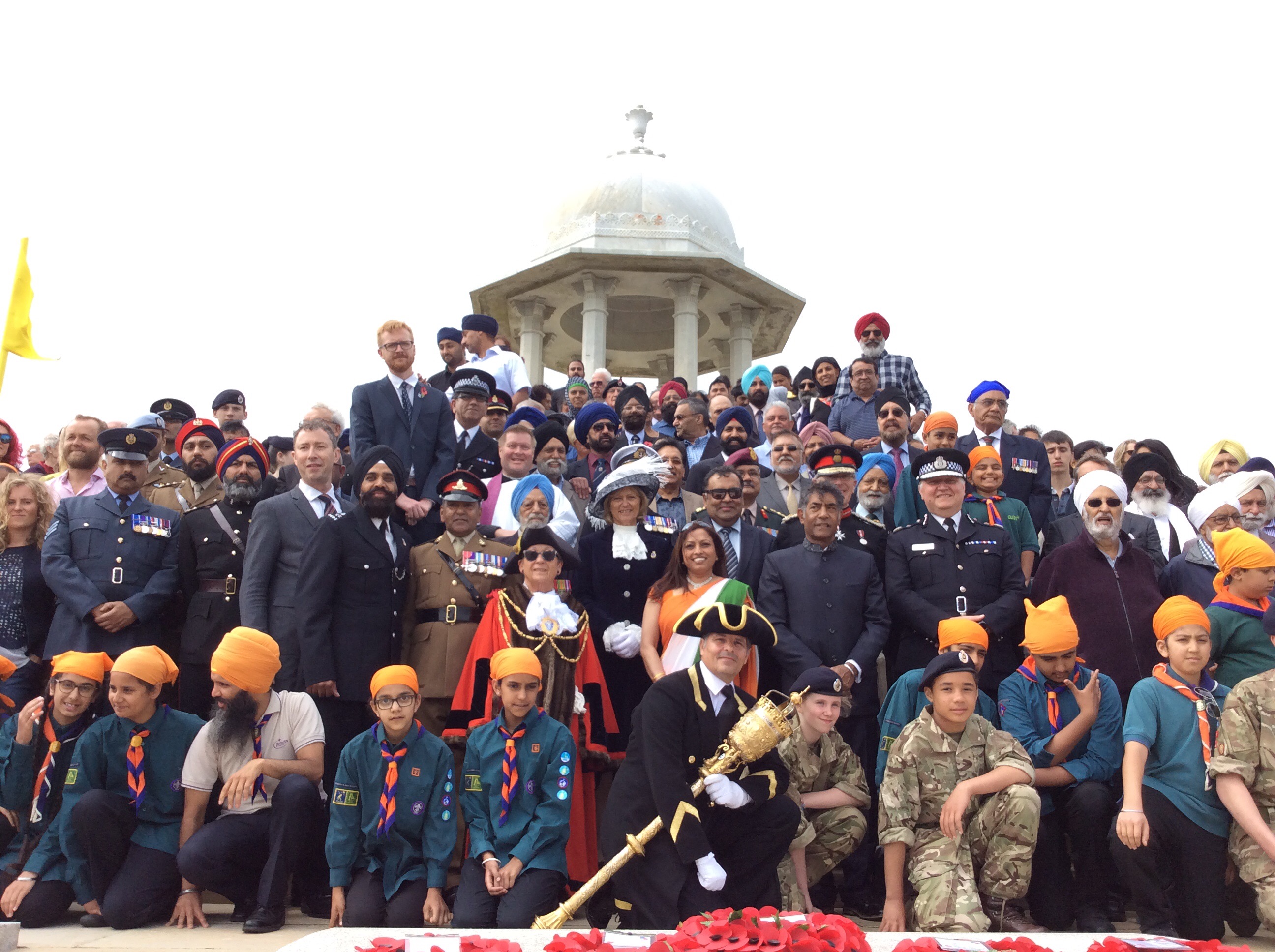 Brighton remembers the sacrifice of Indian servicemen at Chattri
