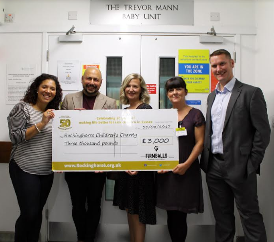 Father’s golf day challenge raises £3,000 for Brighton’s Trevor Mann Baby Unit