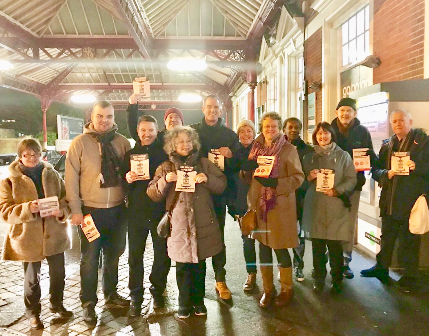 Protests held in Brighton and Hove as train fares rise