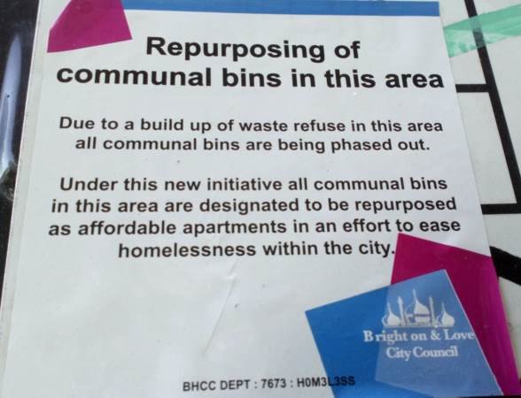 Fake Brighton poster artist strikes again