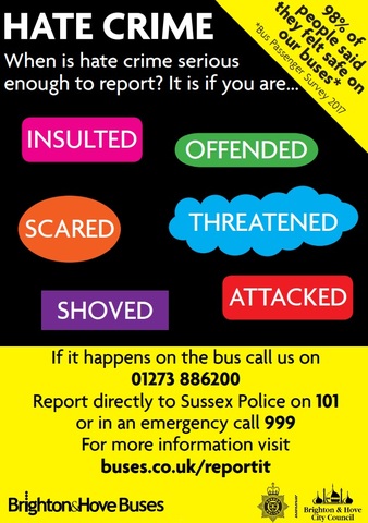 Hate crime victims urged to come forward